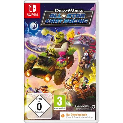 Nintendo Switch Spiel Dreamworks All-Star Kart Racing - Enthält nur Downloadcode