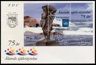 ALAND Block 3 BRIEF FDC X91160A