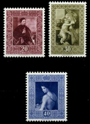 Liechtenstein 1952 Nr 306-308 postfrisch X6FE30A