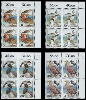 BRD 1991 Nr 1539-1542 postfrisch Viererblock ECKE-ORE X76CE1E
