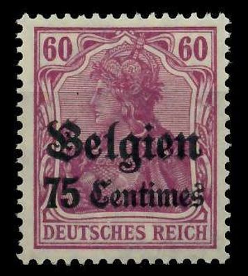 BES 1WK LP Belgien Nr 6b ungebraucht X77AFEE