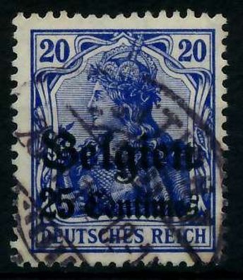 BES 1WK LP Belgien Nr 4I gestempelt X77B04E