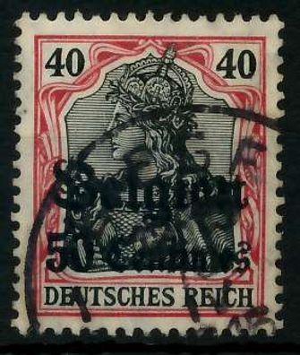 BES 1WK LP Belgien Nr 5I gestempelt X77B126