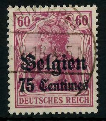 BES 1WK LP Belgien Nr 6 gestempelt X77B182