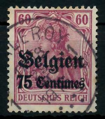 BES 1WK LP Belgien Nr 6 gestempelt X77B12E