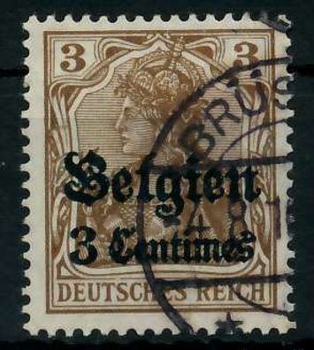 BES 1WK LP Belgien Nr 1 gestempelt X77B242