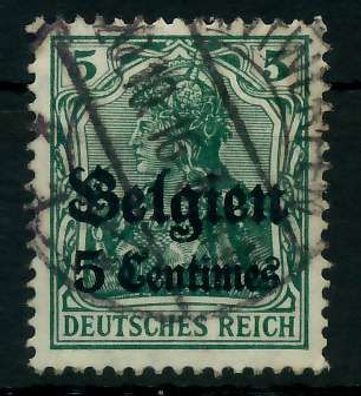 BES 1WK LP Belgien Nr 2 gestempelt X77B1EA