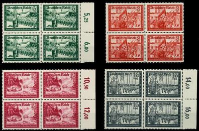 3. REICH 1941 Nr 773-778 postfrisch Viererblock X77D722