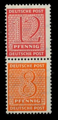 SBZ Westsachsen ZDR Nr Z3106 SZd6 postfrisch SENKR PAAR X7902E2