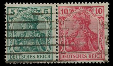 D-REICH Zusammendruck Nr W7IIaa gestempelt WAAGR PAAR X79281A