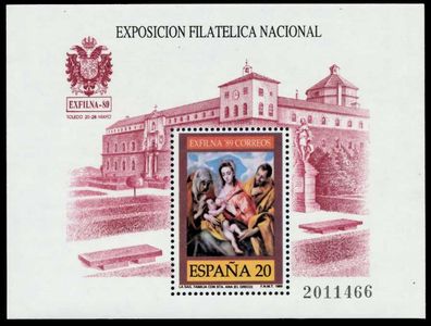 Spanien Block 34 postfrisch S3CBE4A