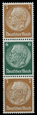 D-REICH Zusammendruck Nr S152 ungebraucht 3ER STR X79950E