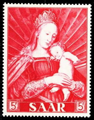 Saarland 1954 Nr 351 postfrisch S3EA68E