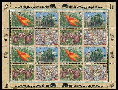 UNO NEW YORK Nr 707-710 postfrisch Kleinbg S01393E