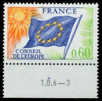 Frankreich Dienstmarken Europarat Nr 16 postfrisch URA X05B48A