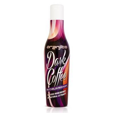 Solarium sunscreen with the aroma of coffee milk (Dark Coffee Accelerator) 200ml