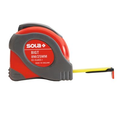 Sola Rollbandmaß BigT 8m Maßband Bandmaß Messtechnik Taschenmaßband 50021401