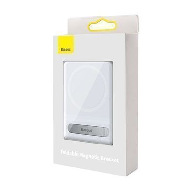 Baseus Zusammenklappbarer Magnetischer Handyhalter Weiß (LUXZ010002)