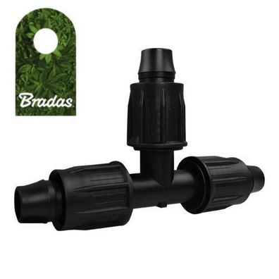 T-Stück für QJ PE Rohr PE 16mm Verbinder DSWAQJ-T16 BRADAS
