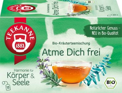Teekanne Bio Atme Dich Frei (18 Teebeutel, 36 g)