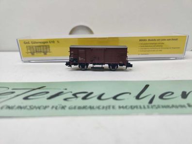 Brawa N DC 67401 gedeckten Güterwagen / klassischen Bauart G10 / DB / OVP