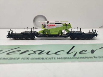 Fleischmann N DC 8299 Schwerlastwagen mit Ladegut / CLAAS Mähdrescher / DB