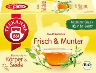 Teekanne Bio Frisch & Munter (18 Teebeutel, 36 g)