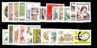 Österreich Nr 1381-1409 o. Bl. 2 gestempelt Jahrgang S8945D2