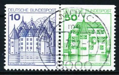 BRD BUND Zusammendruck Nr W69I zentrisch gestempelt WAAGR PA X5F359A