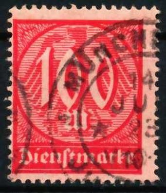 Deutsches-reich DIENST Nr 74 zentrisch gestempelt X63FADE