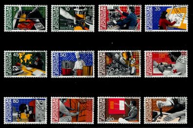 Liechtenstein 1984 Nr 849-860 gestempelt SB4A1E2
