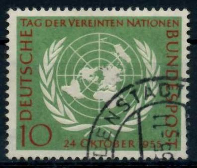 BRD 1955 Nr 221 gestempelt X77A466