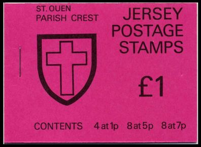 JERSEY Markenheftchen Nr MH 0-17 postfrisch S00A4B6