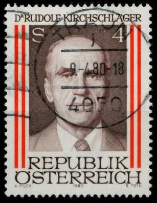 Österreich 1980 Nr 1635 zentrisch gestempelt X7EF80E