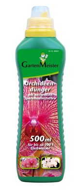 Gartenmeister Orchideendünger 500 ml – Flüssigdünger für Orchideen