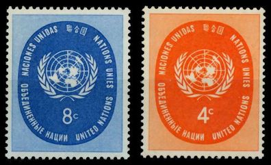 UNO NEW YORK Nr 70-71 postfrisch X92A4D2