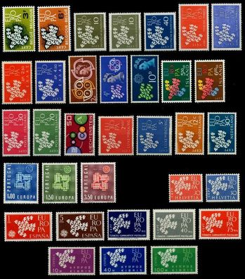 EUROPA Nr Jahrgang 1961 o. San Marino postfrisch JAHRGA S03FF2E