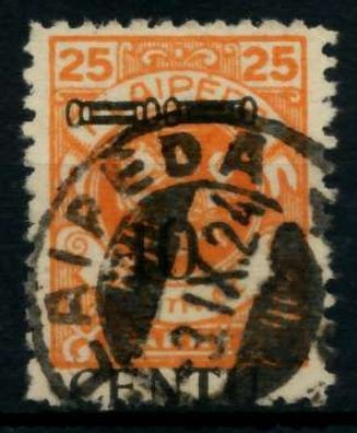 MEMEL 1923 Nr 169AI zentrisch gestempelt gepr. X6CE3E2