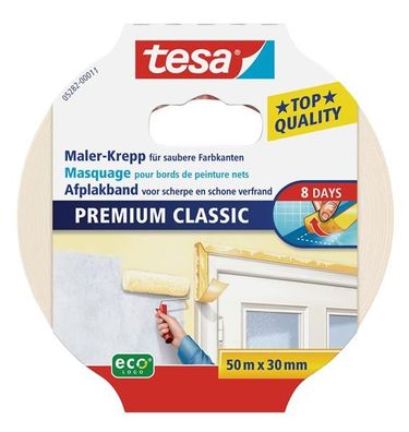 tesa Maler-Krepp Premium Classic 50m x 30mm