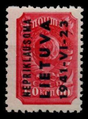 BES 2WK Litauen Nr 8 postfrisch X70A4C2