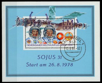 DDR BLOCK Kleinbogen Block 53 gestempelt X7386DE