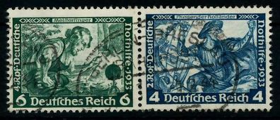 D-REICH Zusammendruck Nr W47 gestempelt WAAGR PAAR X7A1766