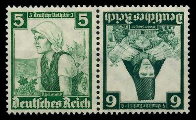 D-REICH Zusammendruck Nr K25 postfrisch WAAGR PAAR X7A1A4E