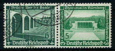 D-REICH Zusammendruck Nr W121 gestempelt WAAGR PAAR X7A3E4A
