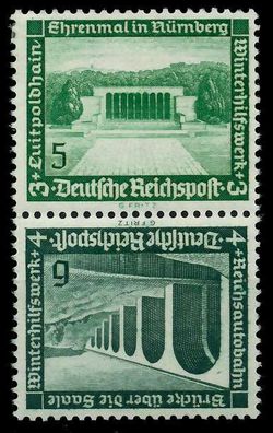 D-REICH Zusammendruck Nr SK29 ungebraucht SENKR PAAR X7A3E56