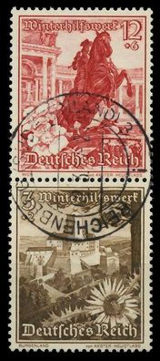 D-REICH Zusammendruck Nr S249 zentrisch gestempelt SENKR PAA X7A401A