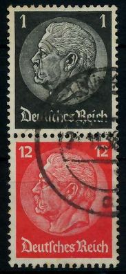 D-REICH Zusammendruck Nr S147 gestempelt SENKR PAAR X7A423E
