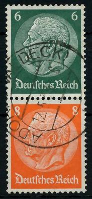 D-REICH Zusammendruck Nr S159 zentrisch gestempelt SENKR PAA X7A6332