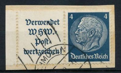 D-REICH Zusammendruck Nr W78 gestempelt WAAGR PAAR Briefstück X7A65A2