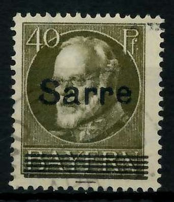 Saargebiet LUDWIG Nr 24 PF L gestempelt gepr. X7B20DE